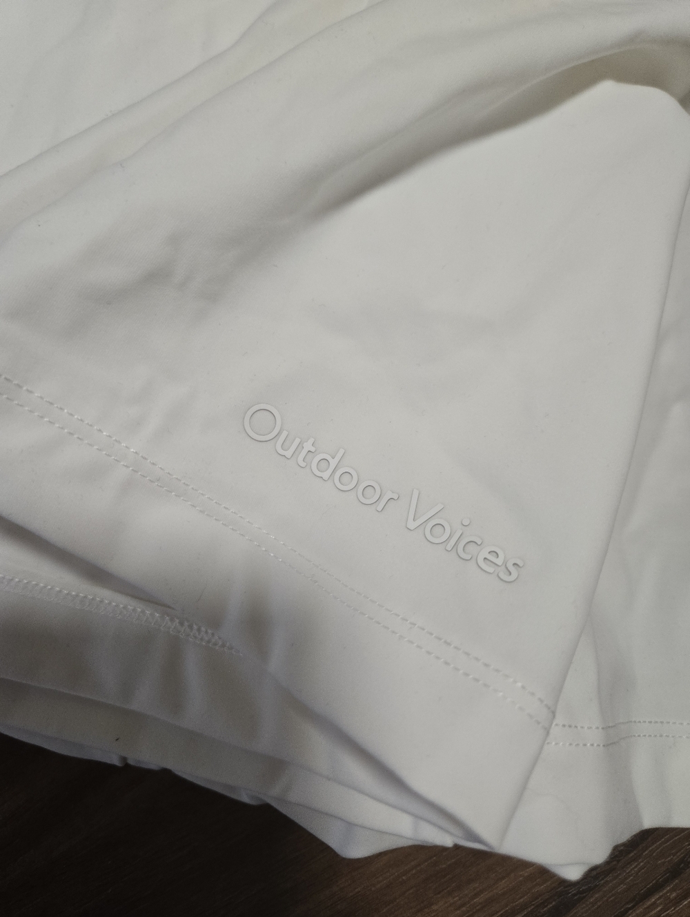 Outdoor Voices One-Shoulder White A-Line Athletic Dress Sz M Tennis Pickleball - Picture 6 of 6